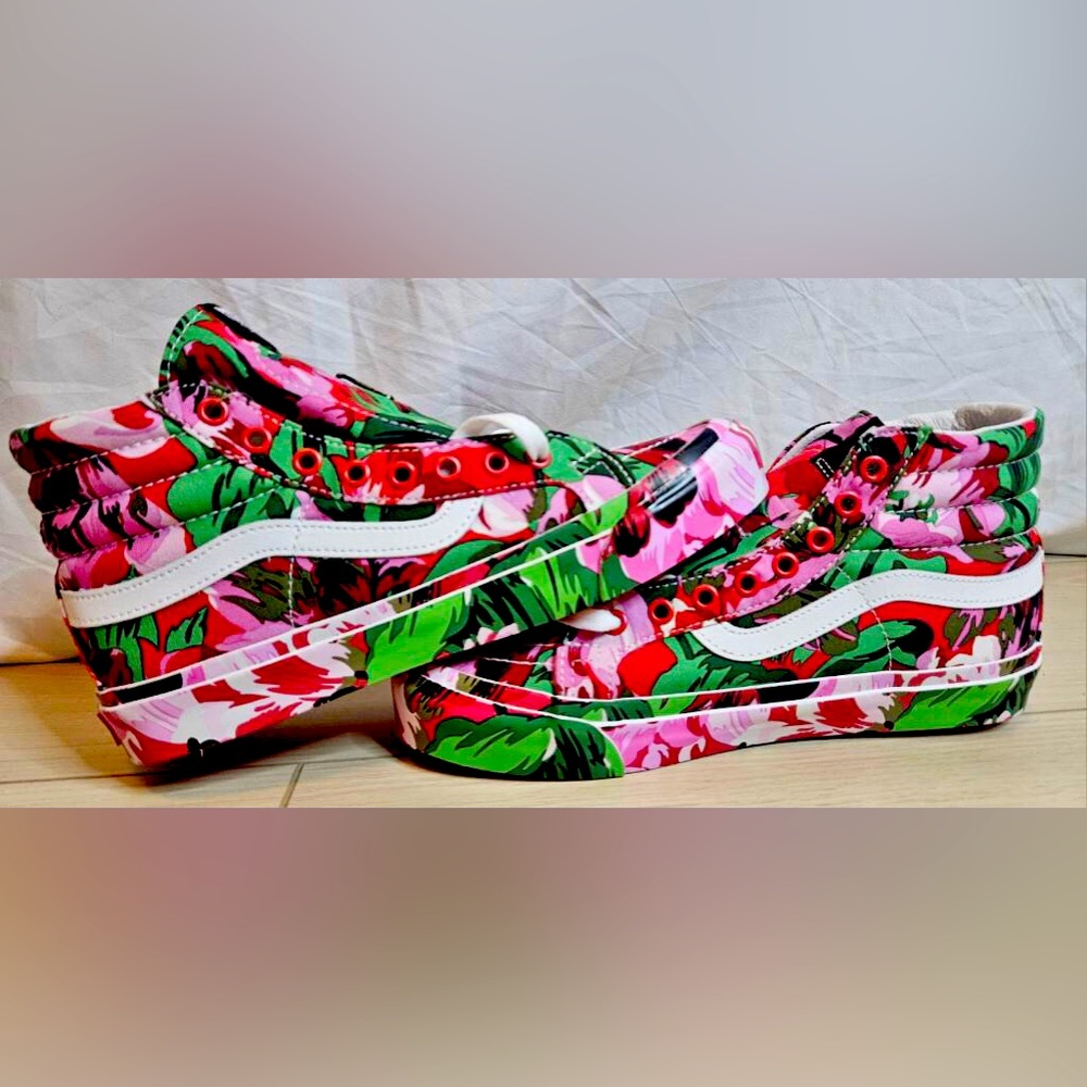 VANS x Kenzo Paris OG Sk8-Hi LX Floral Sneakers size 7.5